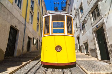 Füniküler Lizbon şehir merkezi