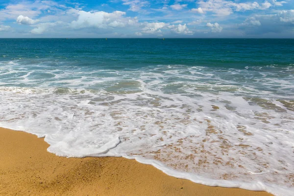 Nazare Sahili Portekiz — Stok fotoğraf