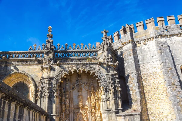 Castello templare medievale a Tomar — Foto Stock