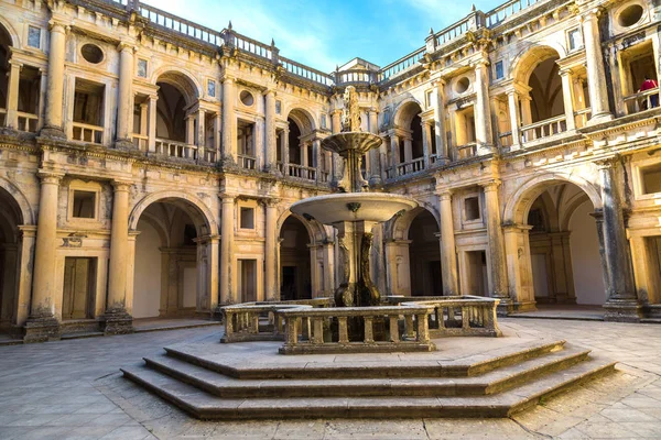 Castillo templario medieval en Tomar — Foto de Stock