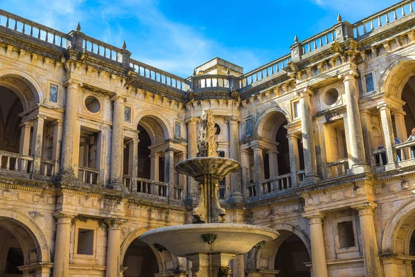 Castillo templario medieval en Tomar — Foto de Stock