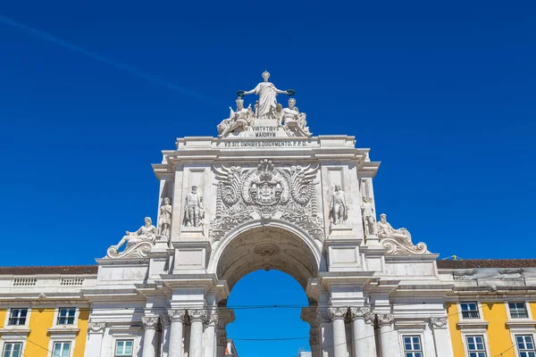 Arc de triomphe à Lisbonne — Photo
