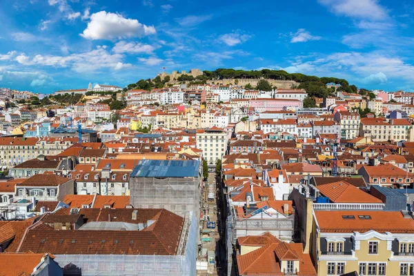 Panoramautsikt över Lissabon — Stockfoto