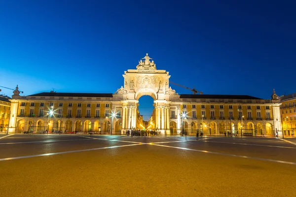 Kommerzieller platz in Lissabon — Stockfoto