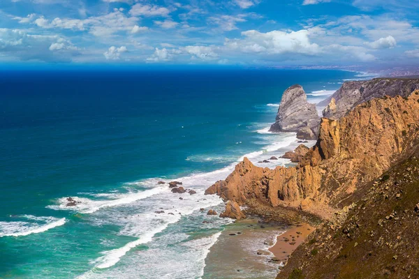 Portekiz 'de Atlantik Okyanusu kıyısı — Stok fotoğraf