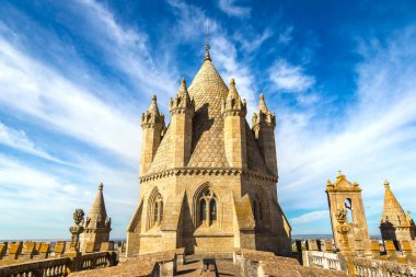 Cathedral of Evora in Portugal clipart