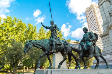 Don Kişot ve Sancho Panza Madrid