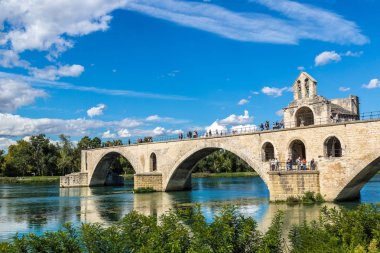 Saint Benezet bridge in Avignon clipart