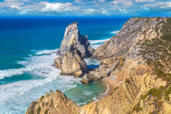 Costa del océano Atlántico en Portugal — Foto de Stock