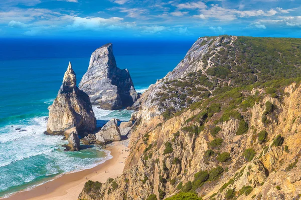 Атлантическое побережье Португалии — стоковое фото