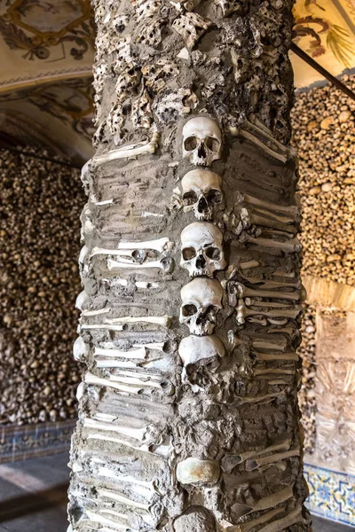 Cappella delle ossa nella città di Evora — Foto Stock