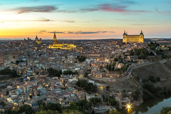 Cityscape de Toledo em Espanha — Fotografia de Stock