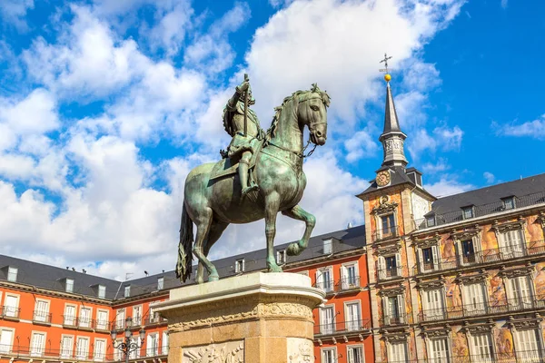 Plaza Mayo in Madrid — Stockfoto