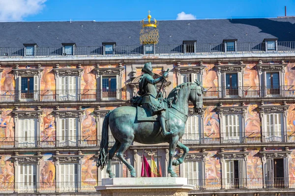 Plaza Mayo in Madrid — Stockfoto