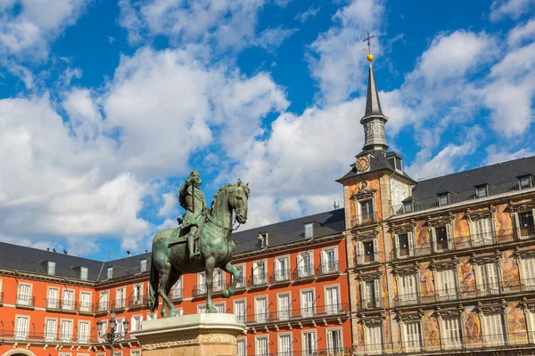 Plaza Mayo in Madrid — Stockfoto