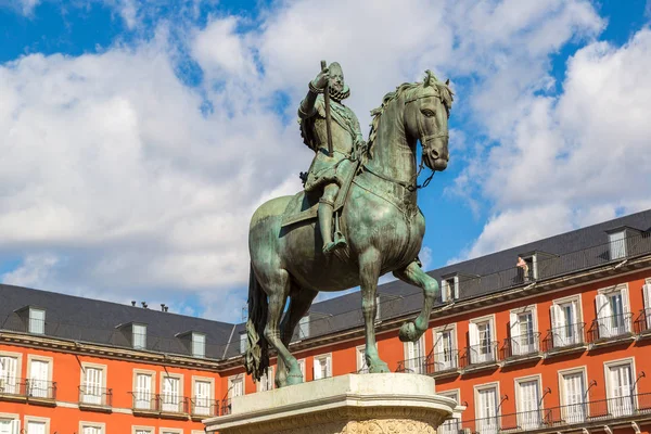 Plaza Mayo in Madrid — Stock Photo, Image