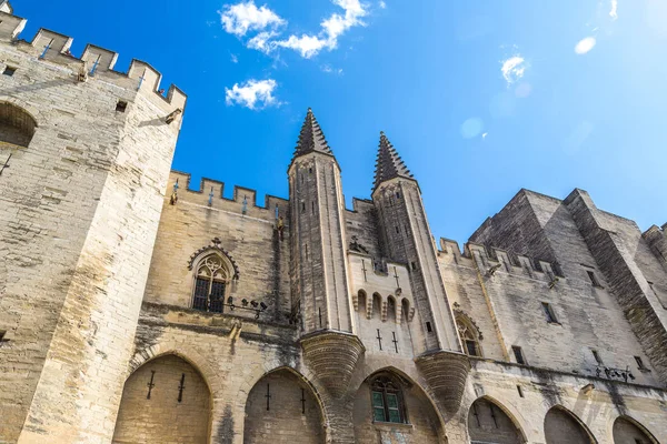 Papal palace in Avignon — Stock Photo, Image