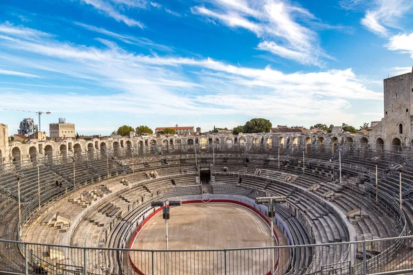 Roman amphitheatre in Arles — Stock Photo, Image