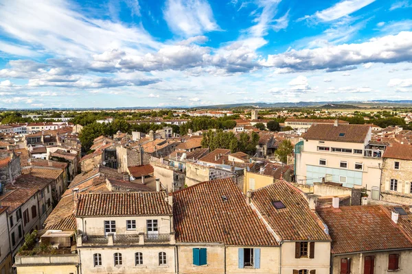 Vue aérienne d'Arles en France — Photo