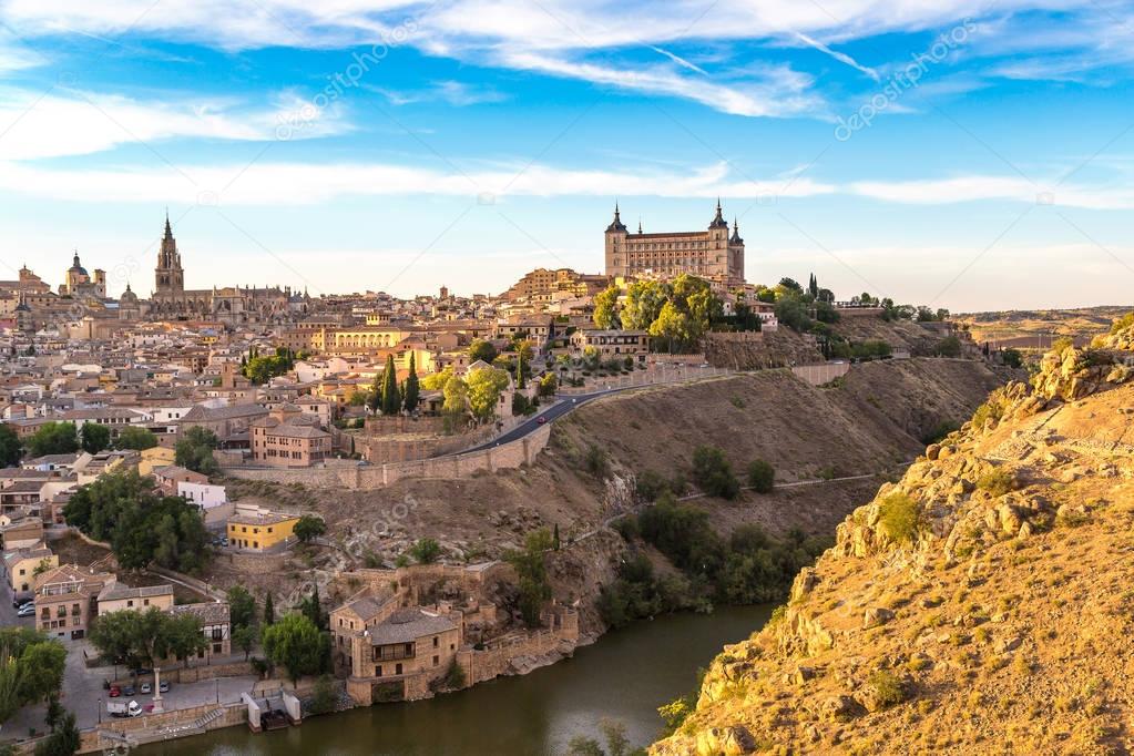 Cityscape of Toledo in Spain