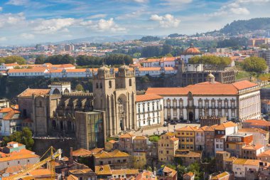 Porto 'nun panoramik görünümü