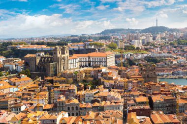 Porto 'nun panoramik görünümü