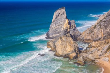 Portekiz 'de Atlantik Okyanusu kıyısı