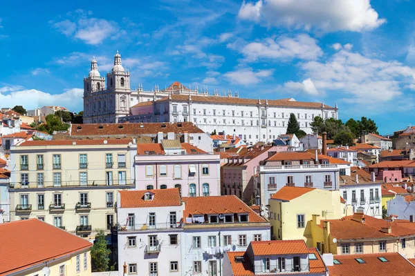 Lizbon Panorama görüş — Stok fotoğraf