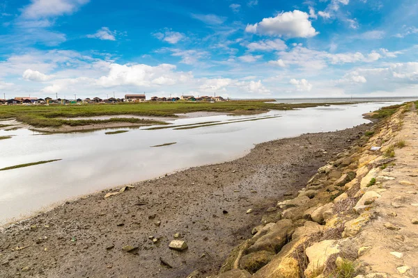 Oyster village in Arcachon Bay — Stock Photo, Image