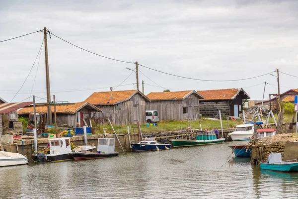 Oyster wieś nad zatoką Arcachon — Zdjęcie stockowe