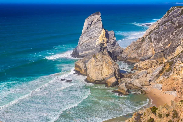 Costa atlântica em Portugal — Fotografia de Stock