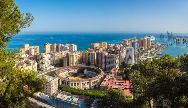 Malaga panoramik manzaralı