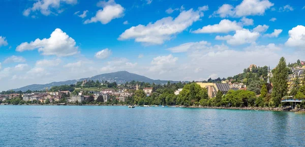 Montreux y el lago de Ginebra — Foto de Stock