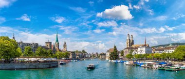 Fraumunster ve Grossmunster kiliseleri