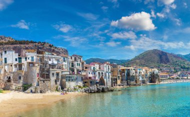 Cefalu Sicilya Sandy beach