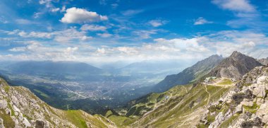 Innsbruck 'un panoramik görünümü