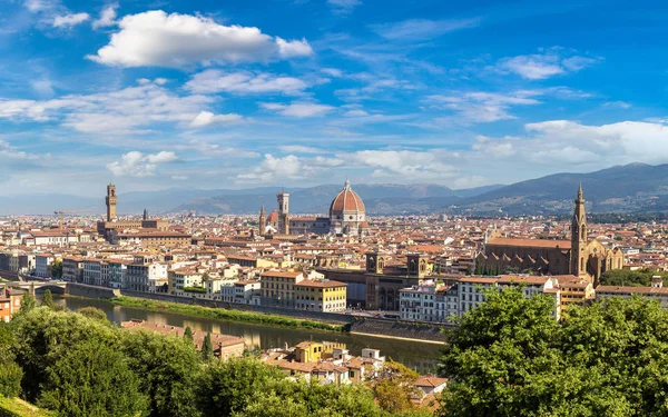 Panoramatický pohled na Florencii — Stock fotografie