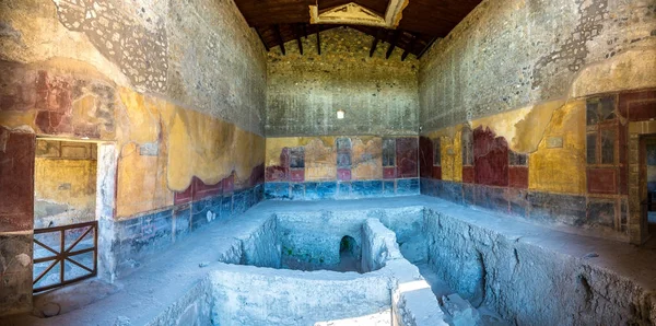 Living room in Pompeii city — Stock Photo, Image