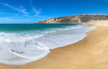 Nazare Sahili ve sandy beach