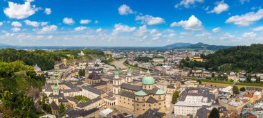 Salzburg 'un panoramik görüntüsü