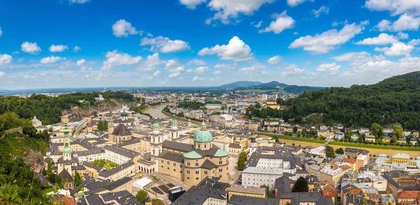 Salzburg 'un panoramik görüntüsü