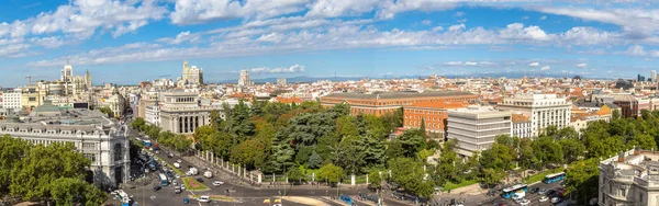 Fontanna na Plaza de Cibeles w Madrycie — Zdjęcie stockowe