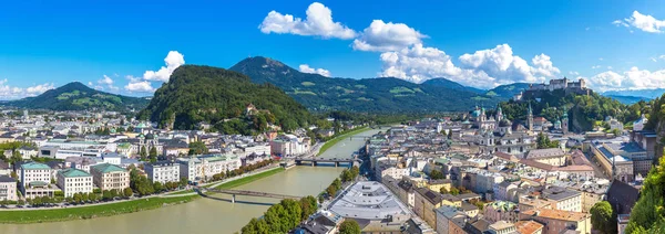 Pemandangan Katedral Salzburg — Stok Foto