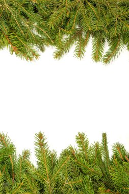 Noel yeşil çerçeve