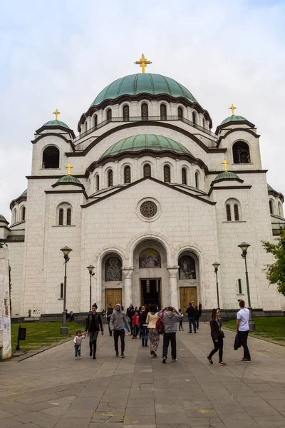 Iglesia ortodoxa de San Sava en Belgrado — Foto de Stock