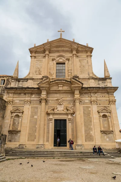 Catedral velha em Dubrovnik — Fotografia de Stock