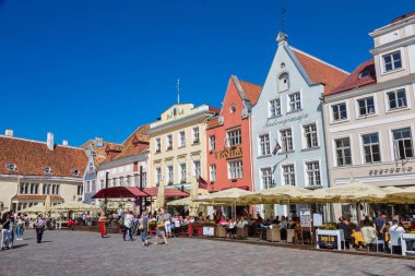Tallinn Old Town güzel bir günde