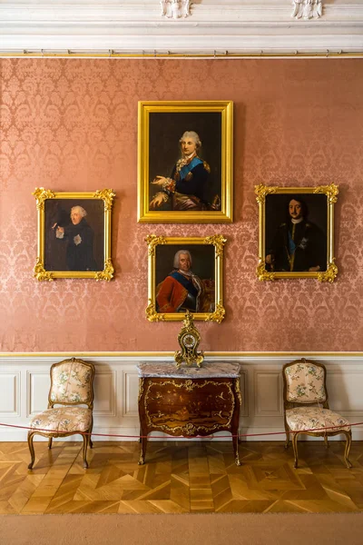 Interior of Rundale Palace in Latvia — Stock Photo, Image