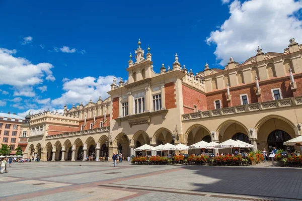 Главная рыночная площадь Кракова — стоковое фото