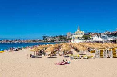 Estoril genel Plajda şemsiye